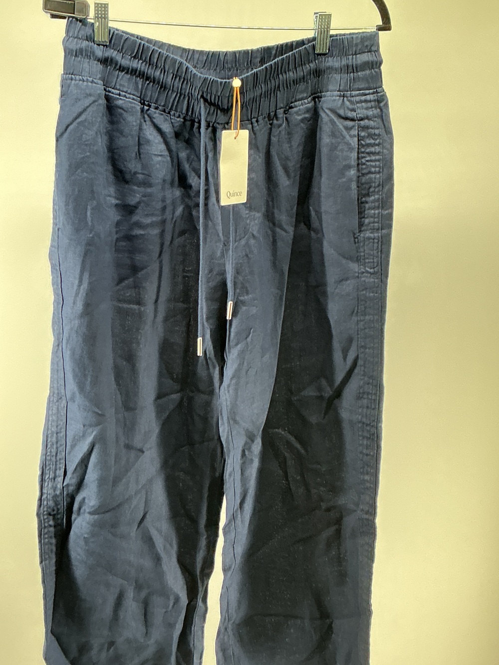100% European Linen Wide Leg Pants - 28"